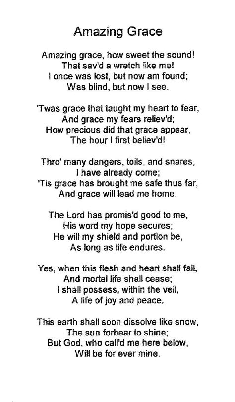 Finding Your Perfect "Amazing Grace": Printable Lyrics for Every Heart