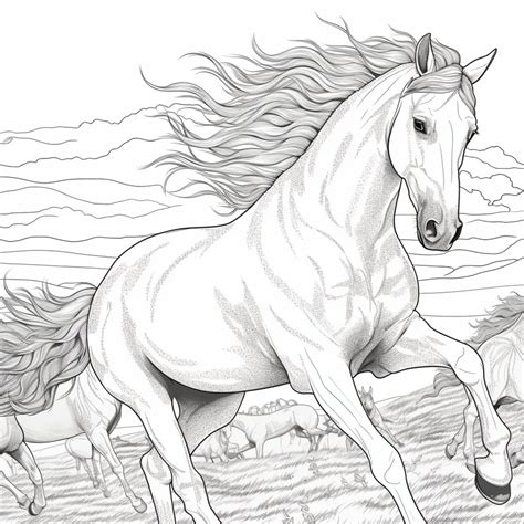 Unbridle Your Inner Artist: The Ultimate Guide to Realistic Printable Horse Coloring Pages