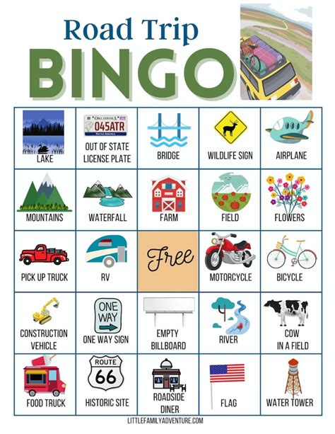The Ultimate Guide to Road Trip Bingo Printables: Turn Miles into Memories!