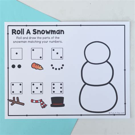 Unleash Winter Whimsy: Your Ultimate Guide to a Free Roll a Snowman Printable!