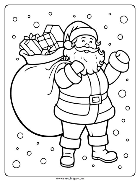 The Ultimate Guide to Free Santa Color Pages Printable: Unleash Holiday Cheer!