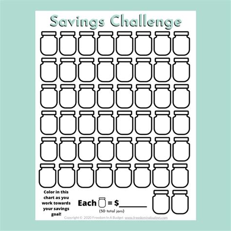 Your Ultimate Guide to a Richer Tomorrow: Free Savings Challenge Printables You Need!