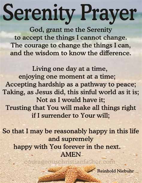Your Path to Peace: The Serenity Prayer Full Version Printable & Its Deep Meaning