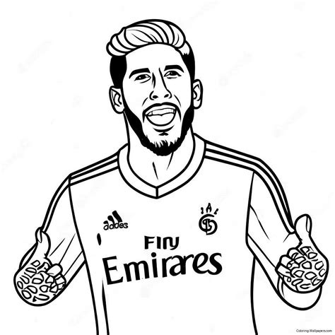 Score Big with Creativity: The Ultimate Guide to Sergio Ramos Coloring Pages Printable for Every Fan!