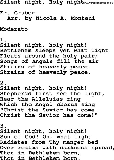 Silent Night, Holy Night: Your Ultimate Guide to Printable Lyrics for a Heartfelt Christmas