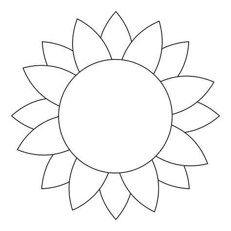 Blooming Creativity: Your Ultimate Guide to "Sunflower Template Printable" Goodness!