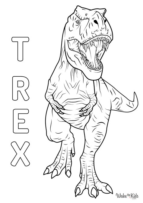 The Ultimate Guide to T-Rex Coloring Page Printable Adventures: Unleash Your Inner Dinosaur Artist!