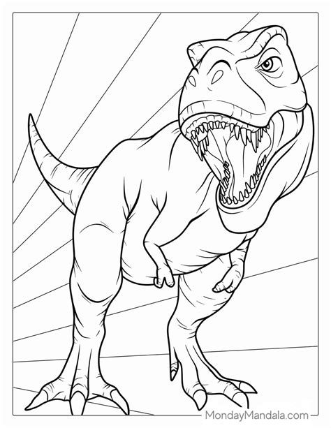 Unleash the Inner Paleontologist: Your Ultimate Guide to T-Rex Printable Coloring Pages