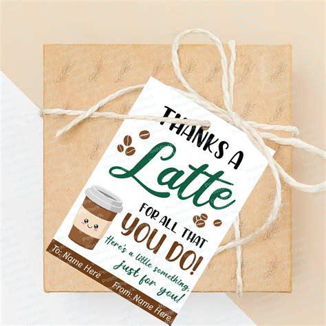 Brewing Up Gratitude: Your Ultimate Guide to "Thanks A Latte" Free Printables