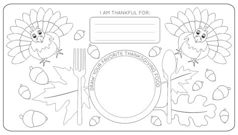 Elevate Your Feast: The Ultimate Guide to Thanksgiving Printable Placemats