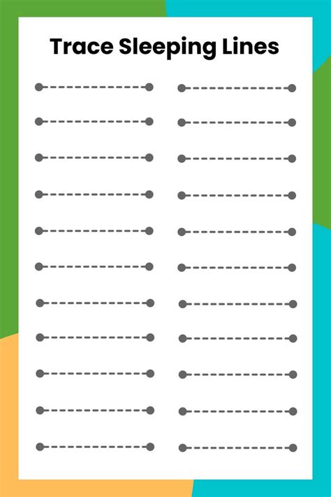 Sweet Dreams & Steady Hands: Discovering the Magic of Trace Lines Sleeping Printables