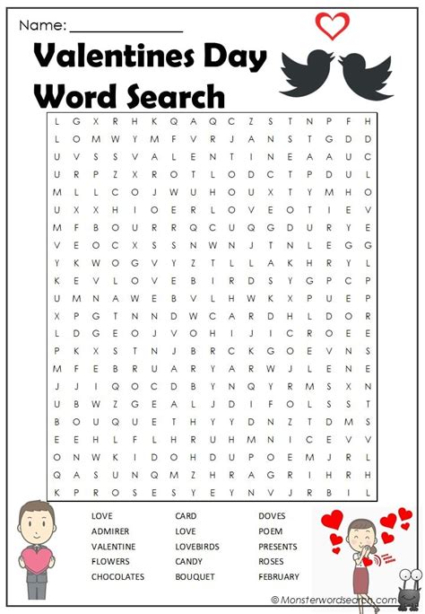 The Ultimate Guide to Valentines Word Search Printable Fun!