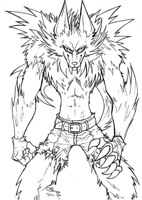 Unleash Your Inner Artist: Discover the Best Werewolf Coloring Pages Printable!