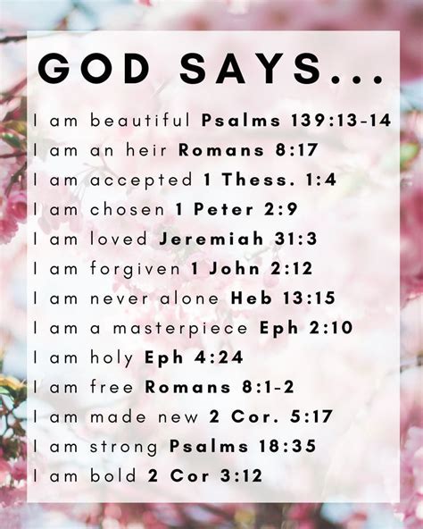 Discover Your True Identity: Empowering 'Who God Says I Am' Printables for a Transformed Life