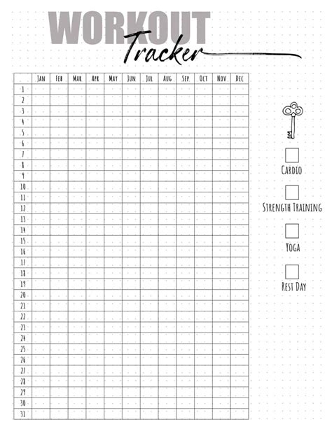 Unleash Your Inner Fitness Pro: Why a Workout Tracker Printable is Your Secret Weapon