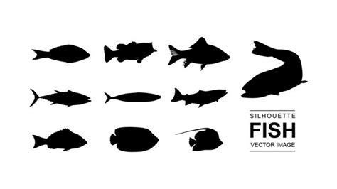 Artistic Adventures: Unique Fish Silhouettes for Creative Expression