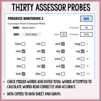 Assessment & Progress: Tracking CVC Mastery