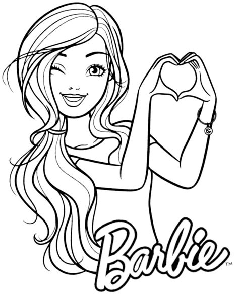 Barbie for Younger Colorists: Simple Designs, Big Smiles