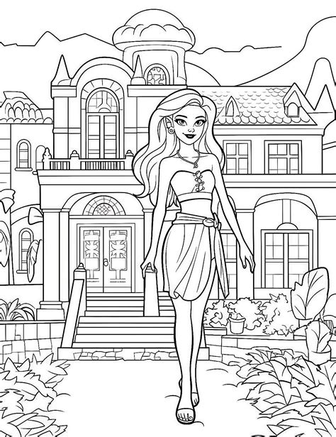 Barbie's Adventures & Careers: Coloring Her Dreams