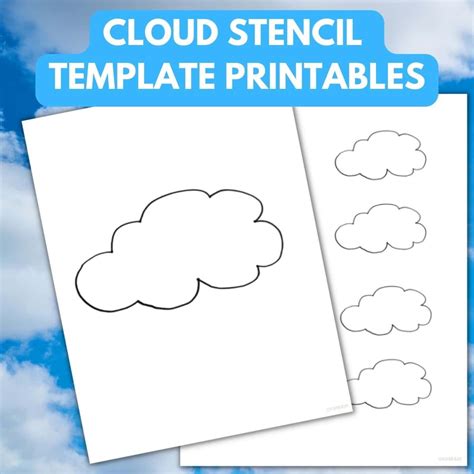 Basic Breeze: Simple Cloud Stencil Designs for Beginners