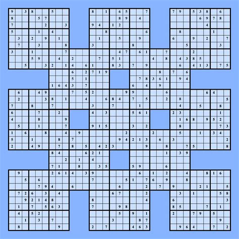 Become a Sensei: Advanced Samurai Sudoku Printables