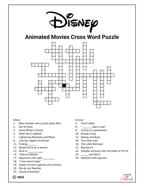 Become an Imagineer: Crafting Your Own Custom Disney Crossword Puzzles