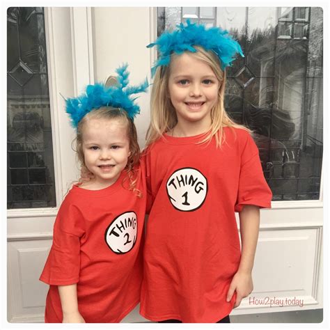 Become the Mischief: DIY Thing 1 Thing 2 Costume Printables