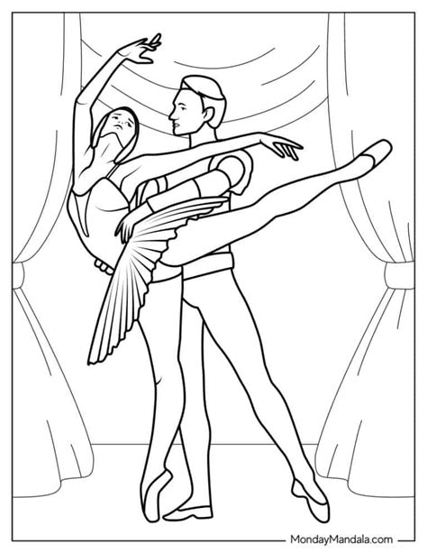 Beginner-Friendly Printable Ballet Coloring Pages