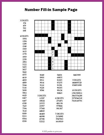Beyond Sudoku: What Exactly Are Printable Number Fill-In Puzzles?