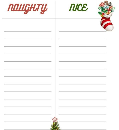 Beyond the Basics: Creative Uses for Your Printable Naughty and Nice List