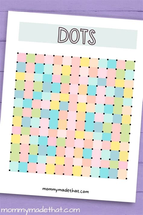 Beyond the Basics: Creative Variations of the Printable Dot Game