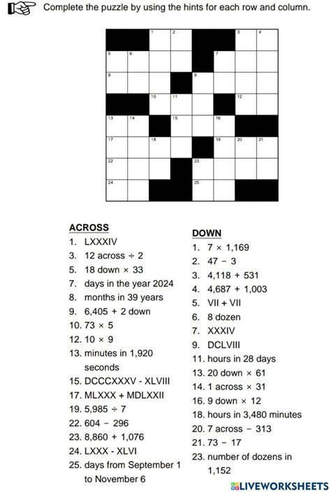 Beyond the Basics: Customizing & Creating Your Own Math Crossword Puzzles