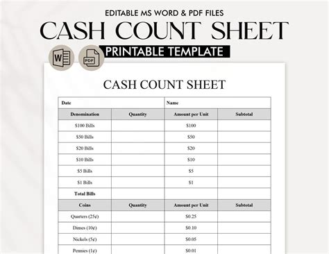 Beyond the Basics: Customizing Your Cash Count for Unique Business Needs