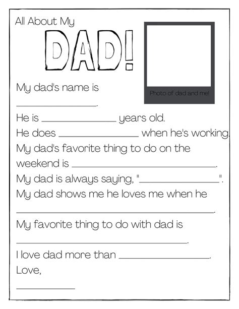 Beyond the Basics: Making the 'All About Dad Printable' Truly Sing