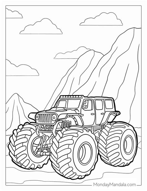 Beyond the Basics: Tips for Supercharging Your Free Printable Monster Truck Coloring Session