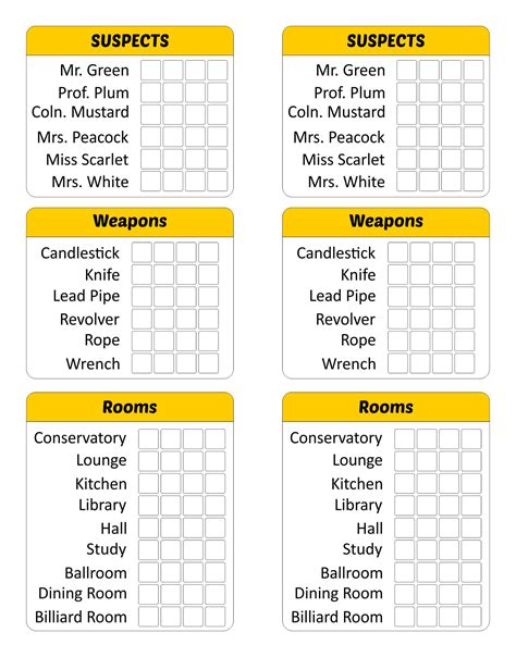 Beyond the Board: Innovative Ways to Use Your Printable Clue Sheets
