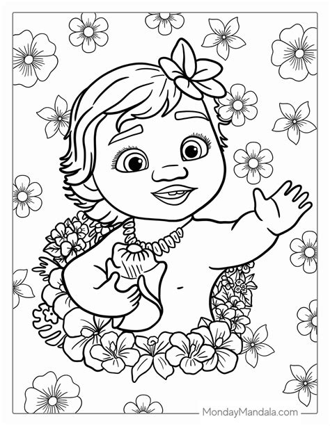 Beyond the Brush: Creative & Thematic Moana Coloring Challenges