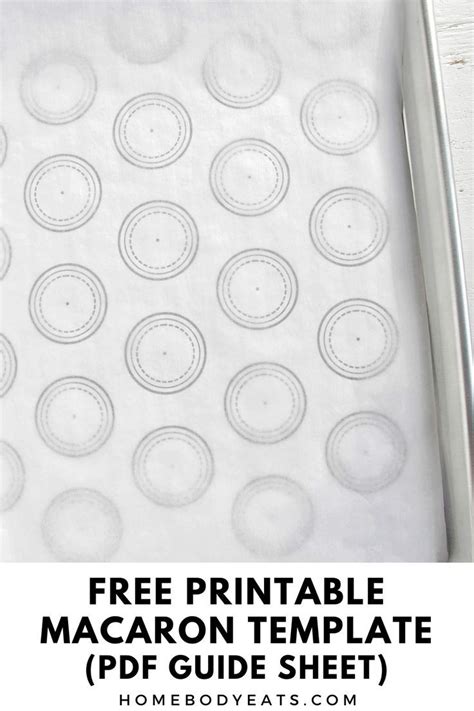 Beyond the Circle: Creative Printable Macaron Template Shapes
