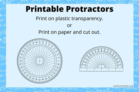 Beyond the Classroom: Creative and Practical Uses for Printable Protractors