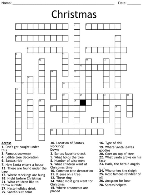 Beyond the Grid: Creative Uses for Your Printable Christmas Crossword