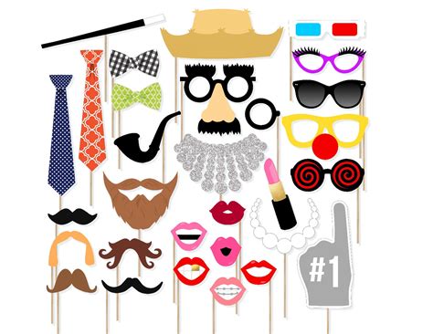 Beyond the Headwear: Printable Accessories & Photo Booth Props