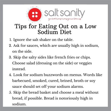 Beyond the List: Tips for Personalizing Your Low Sodium Journey