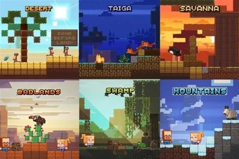 Beyond the Overworld: Biome-Specific Block Printables