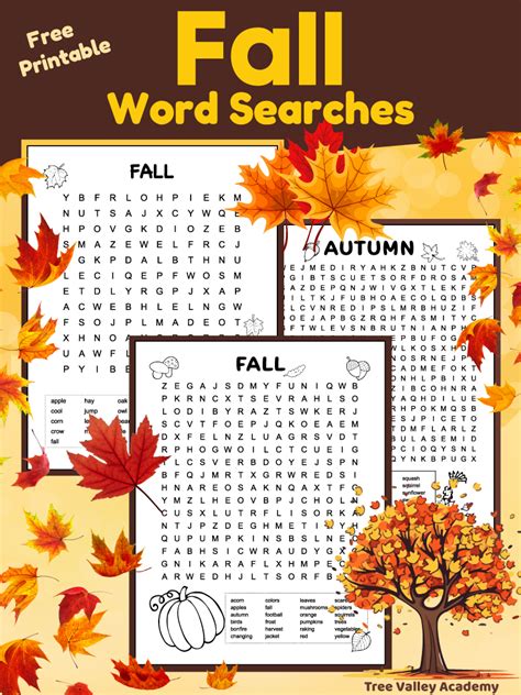Beyond the Page: Creative Ways to Use Your Fall Word Searches