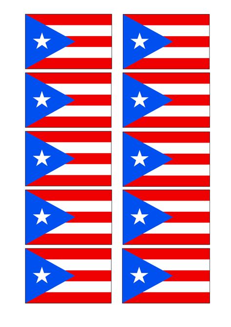 Beyond the Standard: Creative Uses for Your Printable Puerto Rico Flag