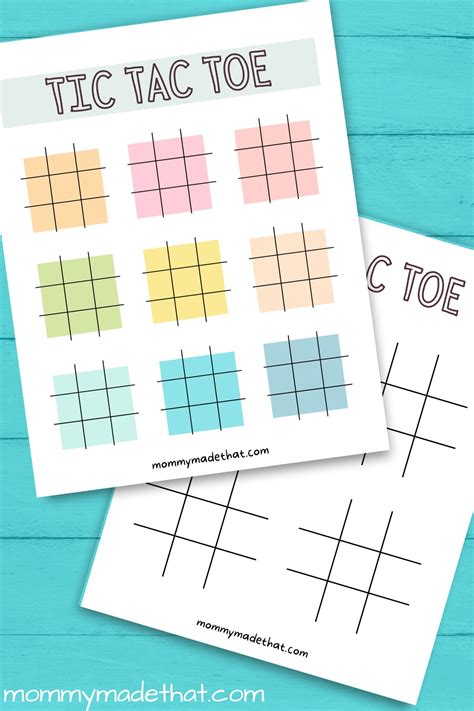 Big Fun for Big Groups: Oversized & Party Tic Tac Toe Printables