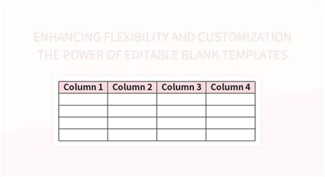 Blank Templates & Customization Tips: Making it Your Own
