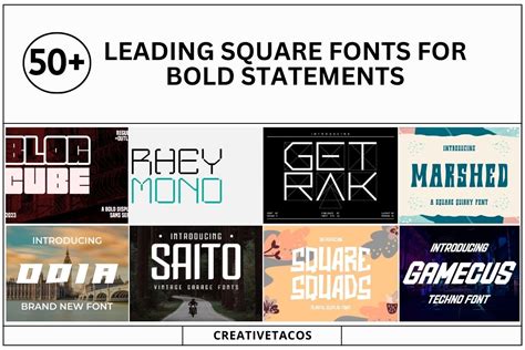 Bold Statements & Title Fonts: Making an Impact