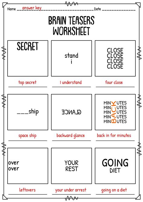 Brain-Teasing Fun: Engaging Printable Challenges