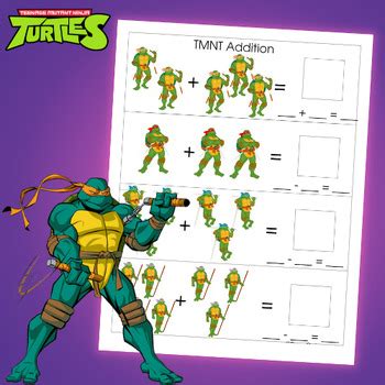 Brainpower & Brushes: Educational TMNT Activities